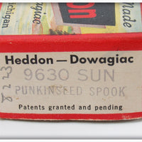 Heddon Sunfish Punkinseed Spook 9630 SUN In Box