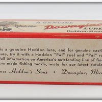 Heddon Solid Black Lucky 13 In Box 2500B