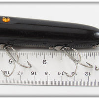 Heddon Solid Black Lucky 13 In Box 2500B