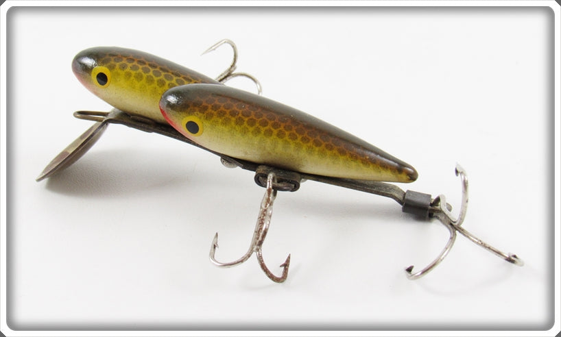 Vintage Staley Johnson Golden Shiner Twin Minn Lure For Sale