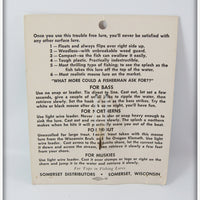 Somerset Distributors Brown Flocked Super Mouse On Card