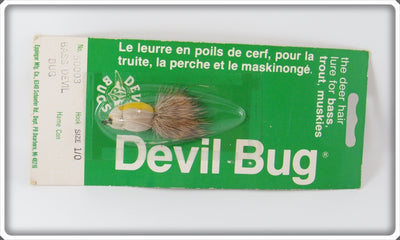 Vintage Eppinger Mfg Co Bass Devil Bug Lure On Card 