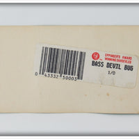 Eppinger Mfg Co Bass Devil Bug On Card