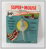 Somerset Distributors Grey Flocked Super Mouse Lure On Card 