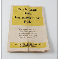 Creek Chub Rainbow Fire Dingbat In Box