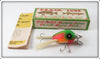 Vintage Creek Chub Rainbow Fire Dingbat In Box 5131 Special
