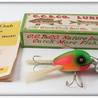 Vintage Creek Chub Rainbow Fire Dingbat In Box 5131 Special