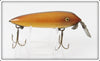 Vintage Bite Em Gold Scale Lipped Wiggler Lure 