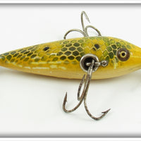 Vintage Heddon Frog Scale 100 Dowagiac Minnow Lure 109J