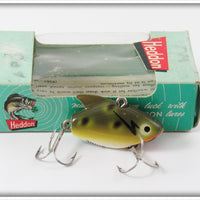 Vintage Heddon Frog Spot Sonic Lure In Box 385 F 