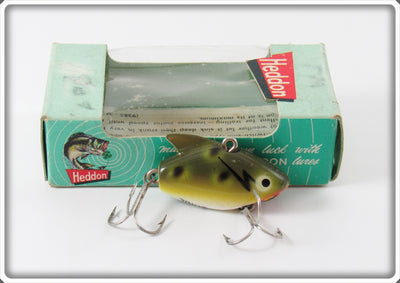 Vintage Heddon Frog Spot Sonic Lure In Box 385 F 