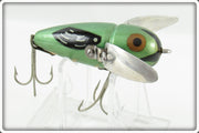 Vintage Heddon Glow Worm Cone Tail Crazy Crawler Lure