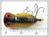 Arbogast Clear Gold Scale Hula Popper
