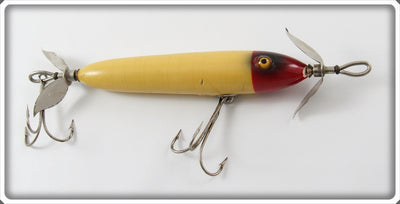 Vintage Moonlight Red & White 2900 Series Torpedo Lure 2904