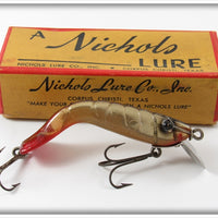Vintage Nichols Lure Co Shrimp Lure In Box 