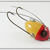 Vintage South Bend Red Head White Plug Oreno Lure 959 RH 
