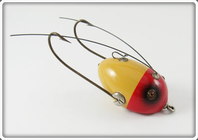 Vintage South Bend Red Head White Plug Oreno Lure 959 RH 