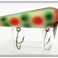 Immell Bait Co C.J. Frost Red & Green Spotted Skipper Lure