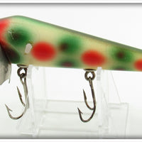 Immell Bait Co C.J. Frost Red & Green Spotted Skipper