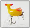 Vintage Heddon Yellow Topkick Paint Over Lure