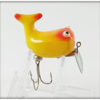 Vintage Heddon Yellow Topkick Paint Over Lure