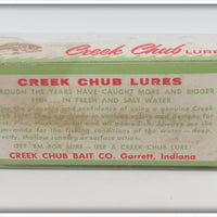 Creek Chub Black Scale Jointed Spinning Pikie 9433 P In Box