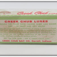 Creek Chub Black Scale Jointed Spinning Pikie 9433 P In Box