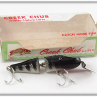 Creek Chub Black Scale Jointed Spinning Pikie 9433 P In Box