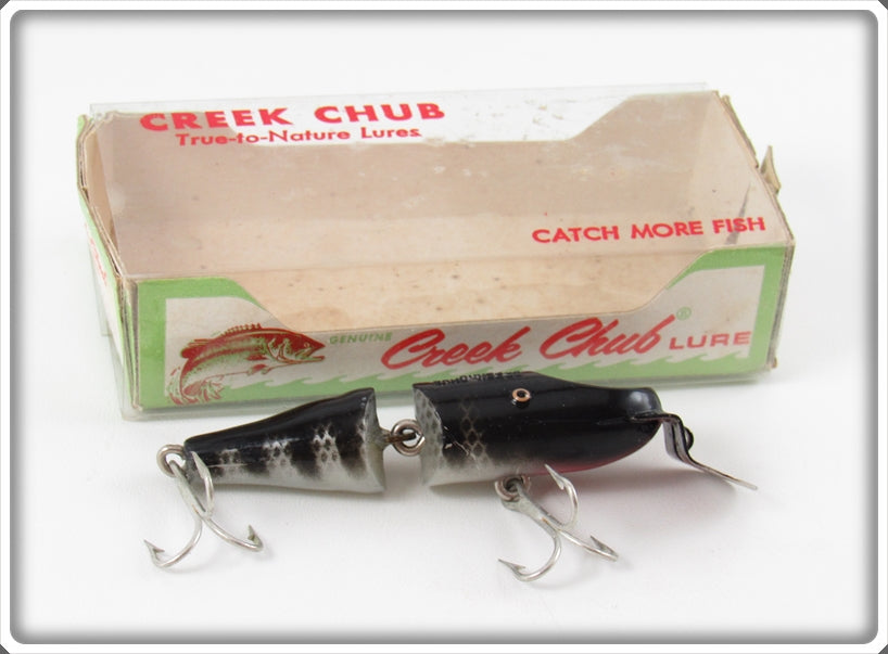 Creek Chub Black Scale Jointed Spinning Pikie 9433 P In Box