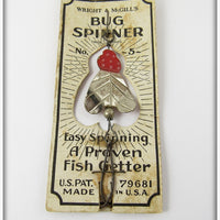 Wright & McGill Bug Spinner On Card