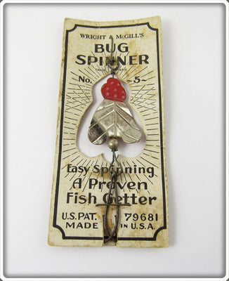 Wright & McGill Bug Spinner On Card