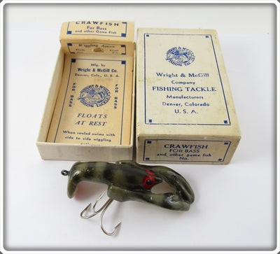 Wright & McGill Gray Crawfish In Correct Box