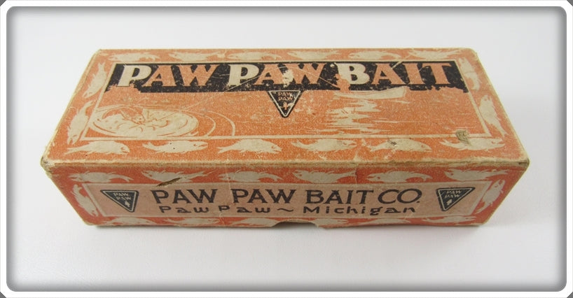 Vintage Paw Paw Surface Bait Or Fan Tail Empty Lure Box 3215 