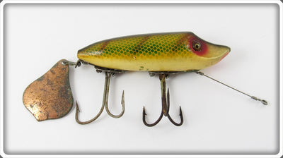 Vintage Heddon Dowagiac Perch Flaptail Jr Lure 7119 L