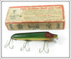 Vintage Heddon Green Scale Vamp Lure In Brush Box 7509D 