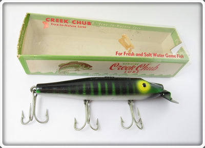 Vintage Creek Chub Mackerel Husky Pikie In Correct Box 2320 P Special