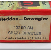 Heddon Grey Mouse Musky Crazy Crawler In Box
