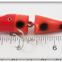 Creek Chub Orange Spotted Jointed Spinning Pikie In Box