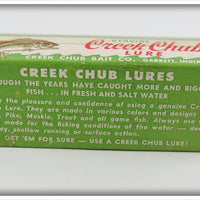 Creek Chub Red & White Saltwater Pikie In Box 702 SW