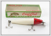 Vintage Creek Chub Red & White Saltwater Pikie In Box 702 SW