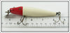 Creek Chub Red & White Saltwater Pikie In Box 702 SW