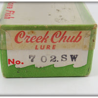 Creek Chub Red & White Saltwater Pikie In Box 702 SW