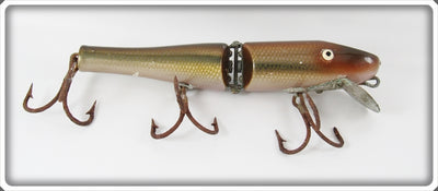 Vintage Paw Paw Shiner Scale Jointed Dreadnought Lure 5100SJ