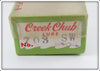 Creek Chub Silver Shiner Saltwater Pikie In Box 703 SW Special