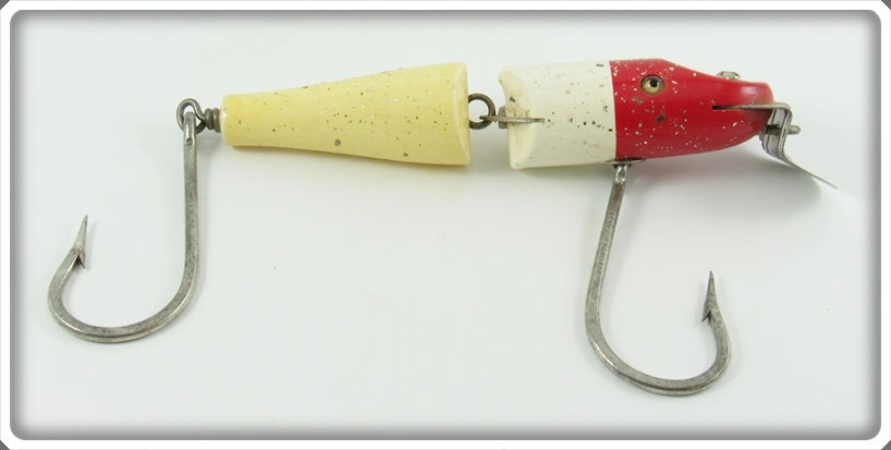Creek Chub Red Head With Glitter Tarpon Rigged Jointed Husky Pikie 3040 SH Special