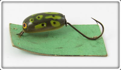 Creek Chub Green Meadow Frog Fly Rod Froggie On Card