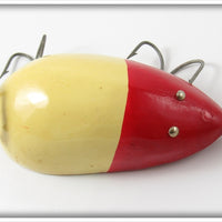 Vintage J.W. Red & White Big Rat Lure