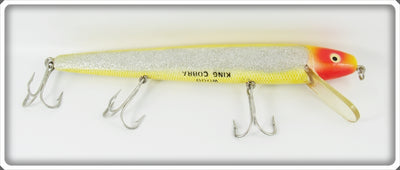 Vintage Heddon Yellow Wood King Cobra Lure 9940 Y