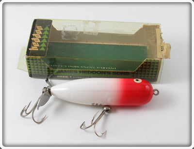 Heddon Red Head White Magnum Torpedo Lure In Box 362 RH