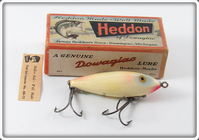 Vintage Heddon Blue Pearl Laguna Runt Lure In Box L10BP